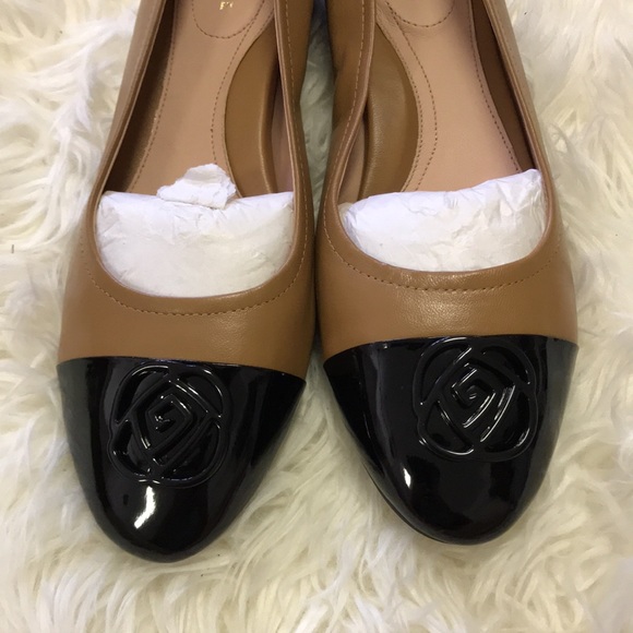 Taryn Rose Leather Cap-Toe Flats - Penelope - Picture 7 of 7